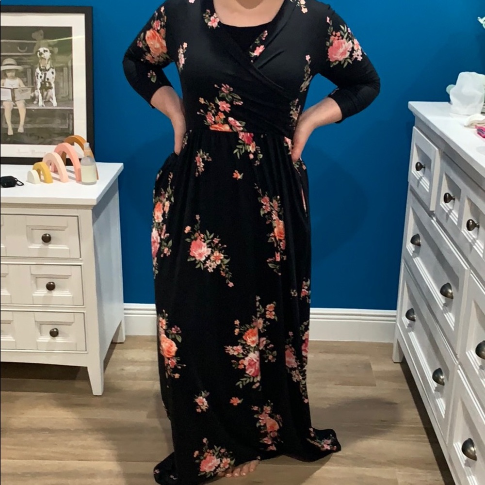 MAXI FLORAL DRESS